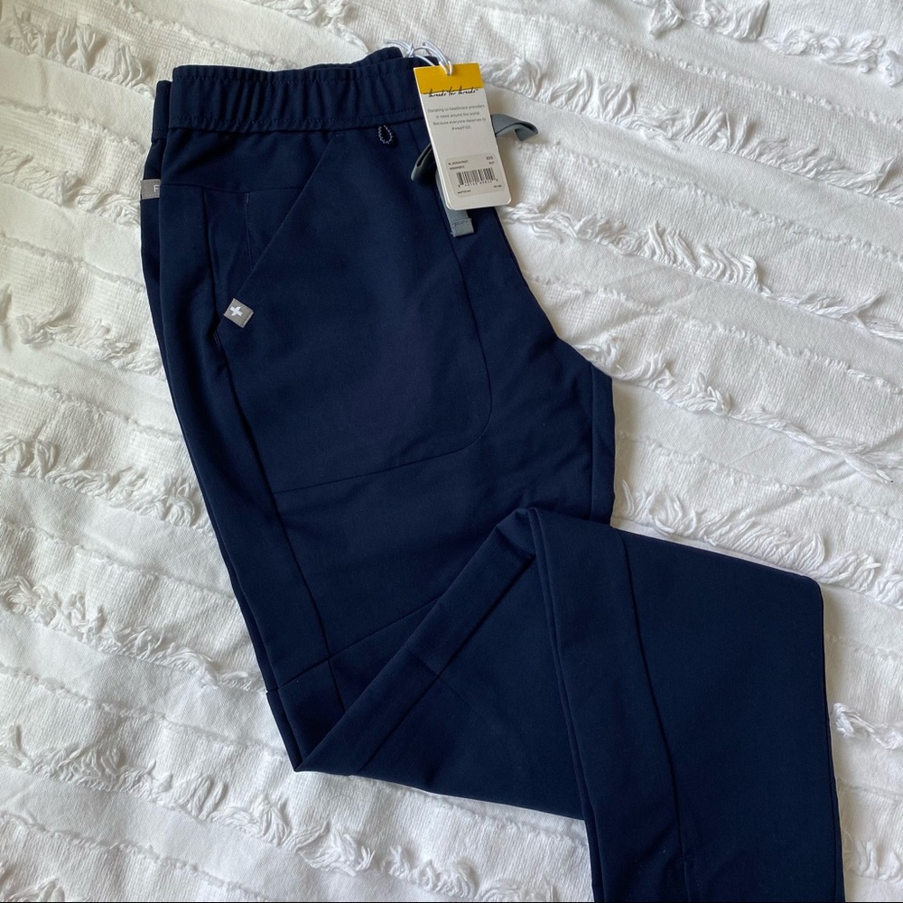 Figs Navy Kochi Skinny Scrub Pants XXS